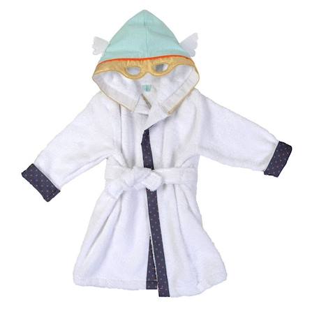 Fille-Peignoir de bain-Peignoir enfant coton bio* Superhéros - 2/3 ans