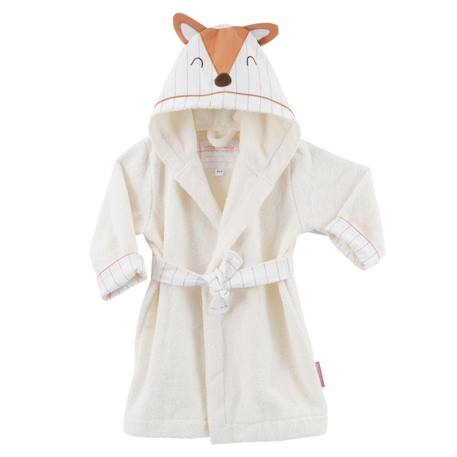 Peignoir enfant renard coton bio* Dream Forest - 6/7 ans BEIGE 1 - vertbaudet enfant 