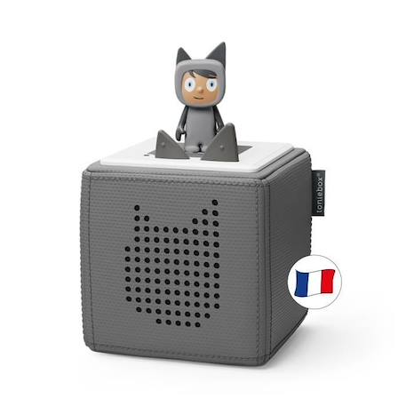 tonies® - Mon Premier Coffret Toniebox - Granite - Conteuse d'histoires GRIS 1 - vertbaudet enfant 