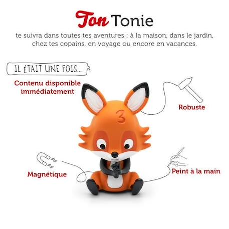 tonies® - Figurine Tonie - Mes Comptines Préférées - Pour Apprendre - Figurine Audio pour Toniebox ORANGE 2 - vertbaudet enfant 