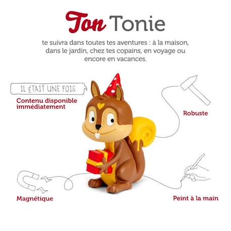 tonies® - Figurine Tonie - Mes Comptines Préférées - Pour Faire La Fête - Figurine Audio pour Toniebox MARRON 2 - vertbaudet enfant 