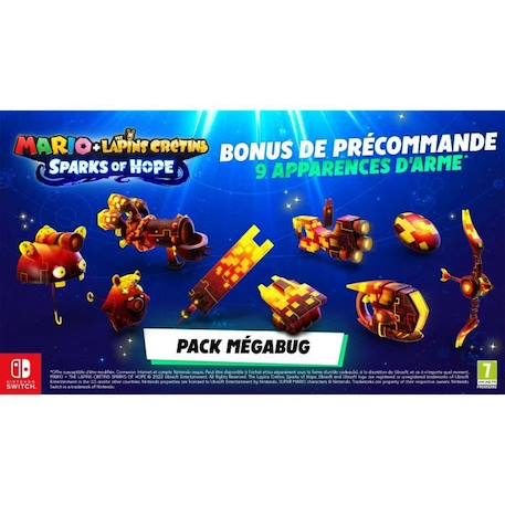 Mario + Lapins Crétins : Sparks of Hope Jeu Switch BLANC 2 - vertbaudet enfant 