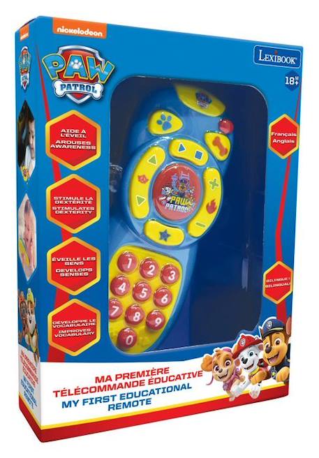 Ma première télécommande La Pat’ Patrouille éducative bilingue parlante FR/EN BLEU 2 - vertbaudet enfant 