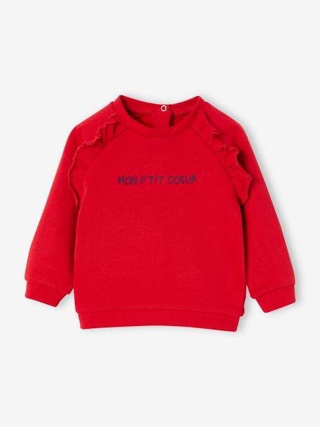 Sweat bébé en molleton personnalisable  - vertbaudet enfant