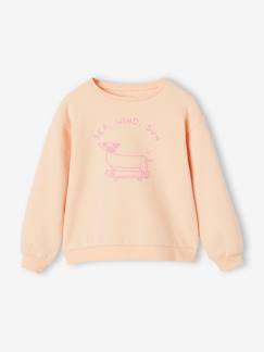 -Sweat Basics motif placé fille