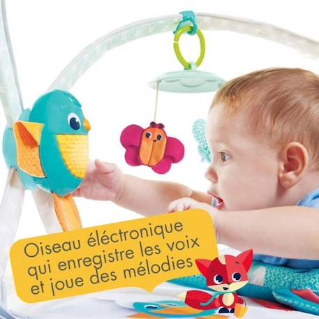 Tapis Dynamic Collection Dans la Prairie, dès la naissance, avec arches d'activités BLANC 2 - vertbaudet enfant 