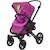 MAXI COSI Poussette Nova 4 roues, Tout-terrain, Ultra confortable, Dès la naissance jusqu'à 3,5 ans (jusqu'à 15 kg), Frequency Pink ROSE 1 - vertbaudet enfant 