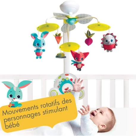 TINY LOVE Mobile Musical Soothe ’n Groove, 18 Mélodies, dès la Naissance BLANC 3 - vertbaudet enfant 