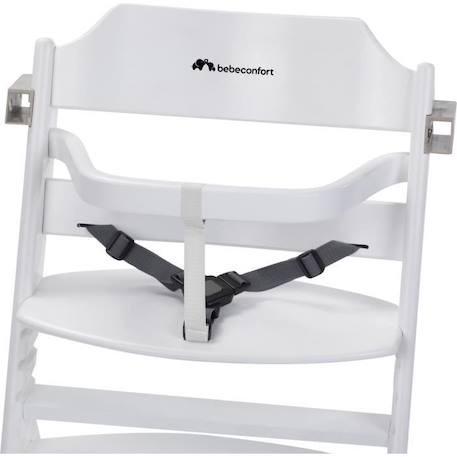 BEBECONFORT Timba Chaise haute bébé, Chaise bois, De 6 mois à 10 ans (30kg), Blanc BLANC 4 - vertbaudet enfant 