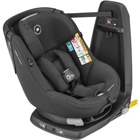 Siège auto BEBE CONFORT AxissFix Air, Group 0+/1, Isofix, Pivotant, i-Size, Air bags intégrés, Authentic Black, de 4 mois à 4 ans NOIR 1 - vertbaudet enfant 