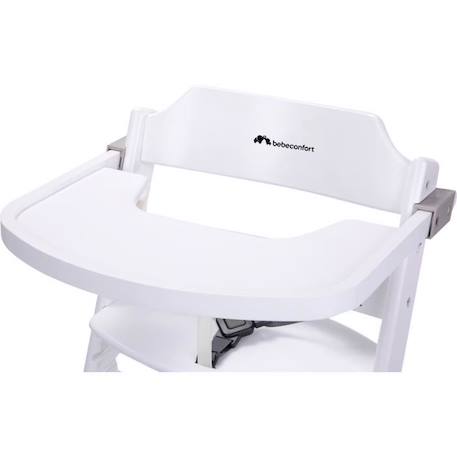 BEBECONFORT Timba Chaise haute bébé, Chaise bois, De 6 mois à 10 ans (30kg), Blanc BLANC 3 - vertbaudet enfant 