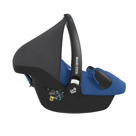 Cosi MAXI COSI Rock i-Size, isofix, Groupe 0+, siège auto bébé, De la naissance à 12 mois, 0-13kg, Essential Blue BLEU 3 - vertbaudet enfant 