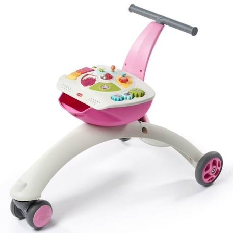 TINY LOVE Tiny Rider 5 en 1, Trotteur et Porteur, Chariot de Marche, Rose ROSE 1 - vertbaudet enfant 