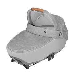 Puériculture-Poussette-Nacelle Sécuritaire BEBE CONFORT Jade - Groupe 0 - Isofix - i-Size - avec réducteur - Nomad Grey