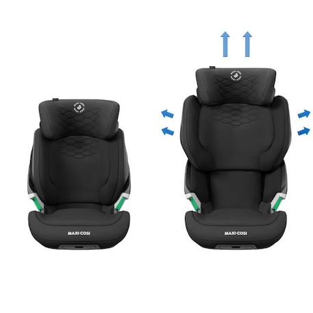 MAXI COSI Siège Auto Kore Pro, Groupe 2/3, i-Size, Isofix, Inclinable, 100 - 150 cm, de 3.5 ans à 12 ans, Authentic Black NOIR 2 - vertbaudet enfant 