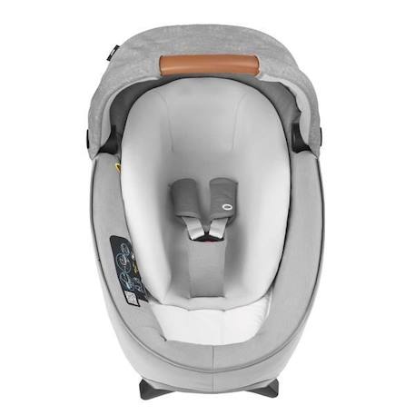 Nacelle Sécuritaire BEBE CONFORT Jade - Groupe 0 - Isofix - i-Size - avec réducteur - Nomad Grey GRIS 2 - vertbaudet enfant 