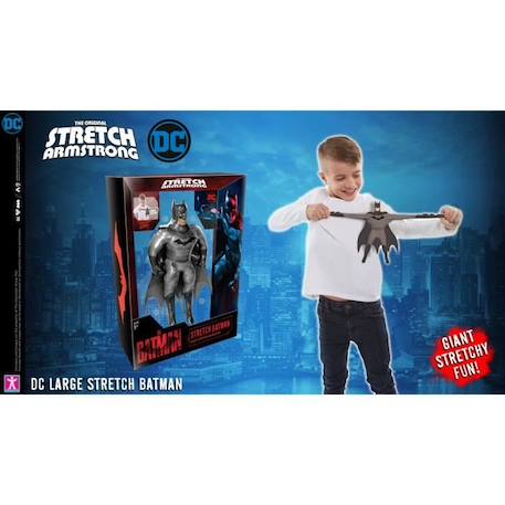 Figurine étirable STRETCH BATMAN - 25 cm - Jouet pour enfants dès 5 ans NOIR 2 - vertbaudet enfant 