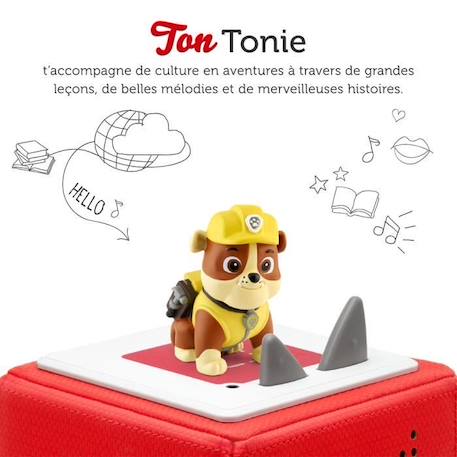 Figurine Tonie Ruben - Pat' Patrouille - TONIES® - Blanc - Audio pour Toniebox BLANC 3 - vertbaudet enfant 