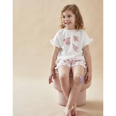 Pyjama 2 pièces imprimé oiseau en jersey BEIGE 1 - vertbaudet enfant 