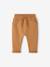 Pantalon molleton bébé garçon uni BASICS beige sable+bleu ardoise+brique+caramel+gris clair chiné+Marine grisé+tilleul foncé 11 - vertbaudet enfant 