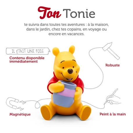 tonies® - Figurine Tonie - Disney - Winnie l’Ourson - Figurine Audio pour Toniebox JAUNE 2 - vertbaudet enfant 