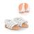 Sandales pour poupée Ma Corolle de 36 cm - COROLLE - Blanc - Été - Mixte BLANC 1 - vertbaudet enfant 