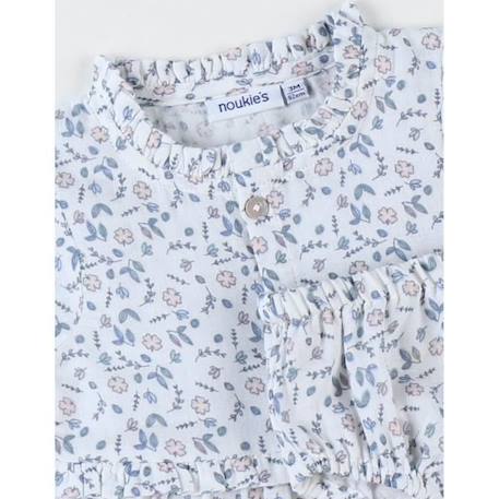 Robe imprimé fleuri BLEU 4 - vertbaudet enfant 