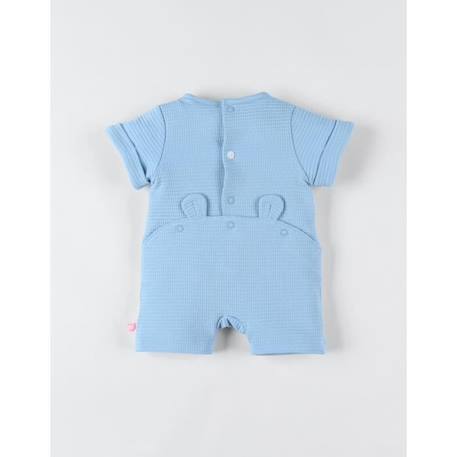 Combishort en jersey imprimé éléphant BLEU 4 - vertbaudet enfant 