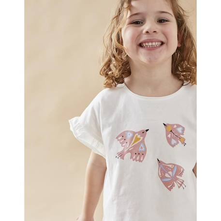 Pyjama 2 pièces imprimé oiseau en jersey BEIGE 2 - vertbaudet enfant 