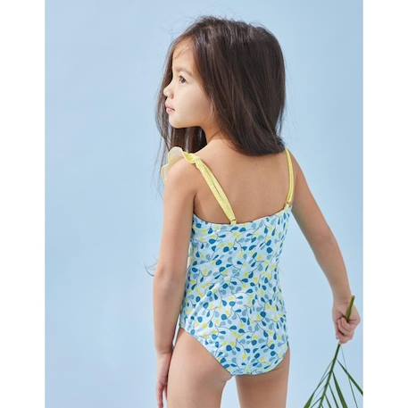 Maillot à imprimés, aqua/citro BLEU 2 - vertbaudet enfant 