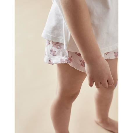 Pyjama 2 pièces imprimé oiseau en jersey BEIGE 3 - vertbaudet enfant 