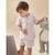 Pyjama 2 pièces imprimé fleuri en jersey BEIGE 1 - vertbaudet enfant 