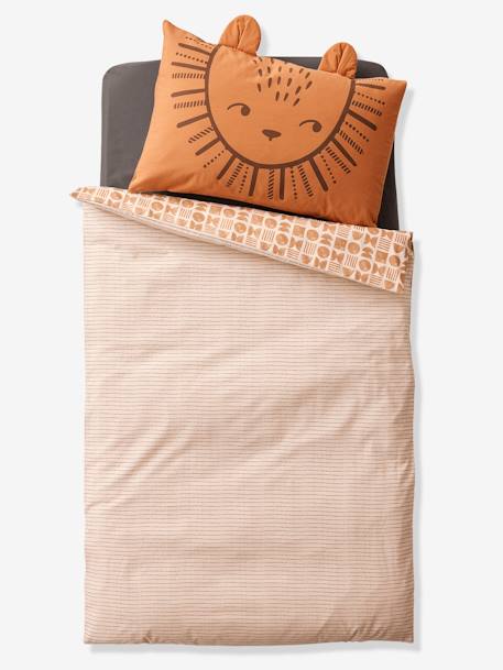 Housse de couette bébé ETHNIC Oeko-Tex® beige imprimé 2 - vertbaudet enfant 