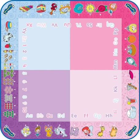 Tapis AQUADOODLE Classique pour Enfant - 4 Couleurs Rose - A partir de 18 mois - Intérieur ROSE 3 - vertbaudet enfant 