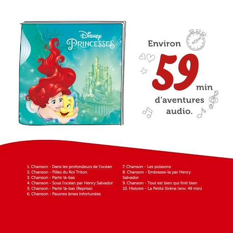 tonies® - Figurine Tonie - Disney - Ariel, La Petite Sirène - Figurine Audio pour Toniebox VERT 4 - vertbaudet enfant 