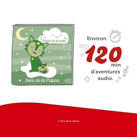 tonies® - Figurine Tonie - L'Heure De La Sieste - Sons De La Nature - Figurine Audio pour Toniebox VERT 4 - vertbaudet enfant 