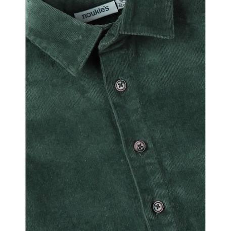 Chemise en velours côtelé VERT 3 - vertbaudet enfant 