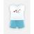 Ensemble short et t-shirt en coton BIO BLANC 2 - vertbaudet enfant 