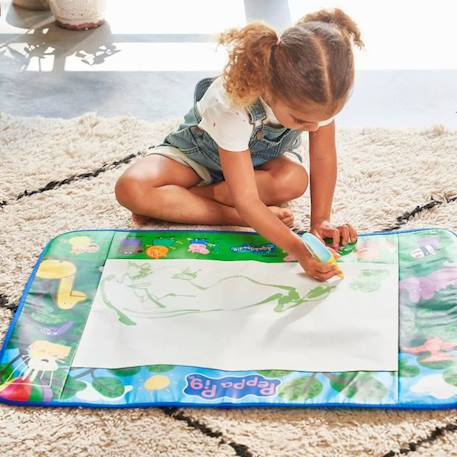 Tapis Aquadoodle - Peppa Pig - Pour dessiner à l'eau sans tache BLANC 2 - vertbaudet enfant 