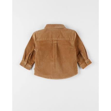 Sur-chemise en velours côtelé caramel MARRON 4 - vertbaudet enfant 