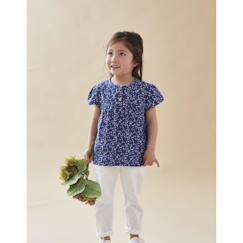 Blouse à manches courtes à imprimé végétal  - vertbaudet enfant