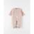 Pyjama 1 pièce broderie lapin en velours BEIGE 1 - vertbaudet enfant 