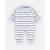 Pyjama 1 pièce rayé en jersey interlock imprimé animaux BLANC 2 - vertbaudet enfant 