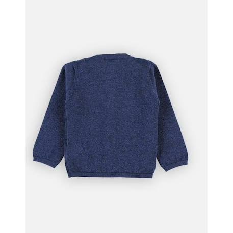 Cardigan en tricot finitions lurex BLEU 4 - vertbaudet enfant 