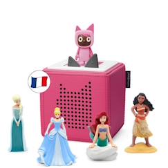 -tonies® - Coffret Toniebox Au Royaume des Princesses  - Rose - Conteuse d'histoires