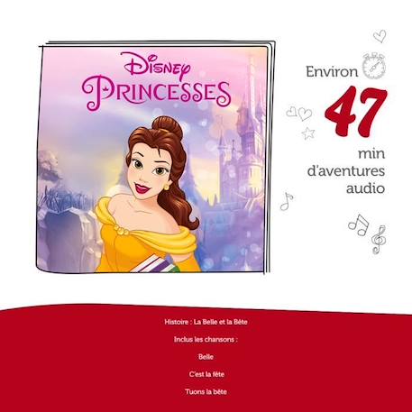 tonies® - Figurine Tonie - Disney - Belle - Figurine Audio pour Toniebox JAUNE 4 - vertbaudet enfant 