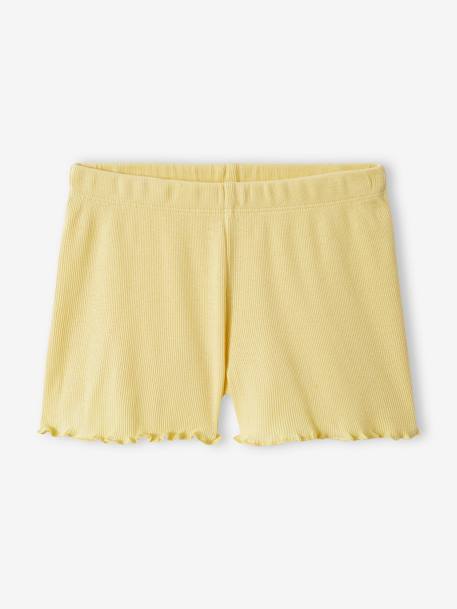 Lot de 2 pyjashorts fruits fille en maille côtelée écru 5 - vertbaudet enfant 