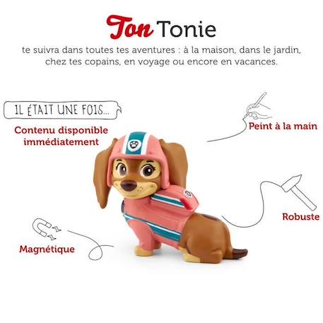 tonies® - Figurine Tonie - La Pat' Patrouille - Liberty - Figurine Audio pour Toniebox BLANC 2 - vertbaudet enfant 