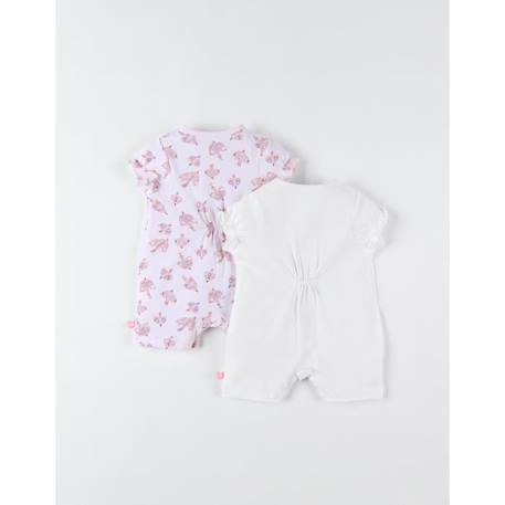 Set de 2 combishorts en jersey ROSE 2 - vertbaudet enfant 