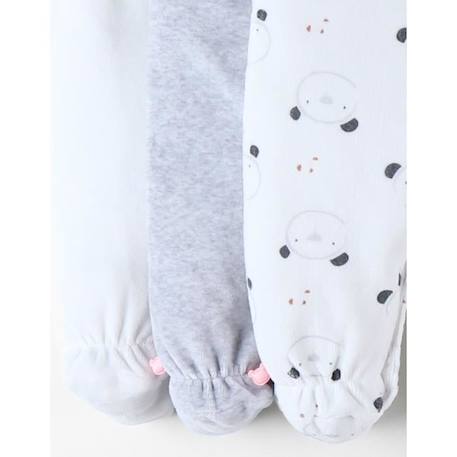 Set de 3 pyjamas dors-bien imprimé ours BLANC 3 - vertbaudet enfant 